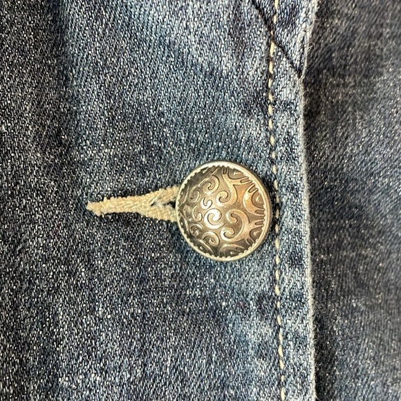 Seven7 jeans denim top Medium - Picture 3 of 7